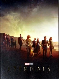 ETERNALS Deluxe Edition Movie Pamphlet Program Chloe Zhao Gemma Chan Japan - Picture 1 of 1