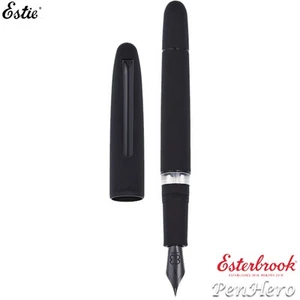 Esterbrook Estie Raven Piston Black Matte / Black Trim Fountain Pen Extra Fine - Picture 1 of 3