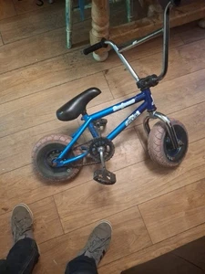 Mini Bicicleta BMX Rocker Irok Seafoam Azul/Plateada Excelente Estado - Imagen 1 de 8
