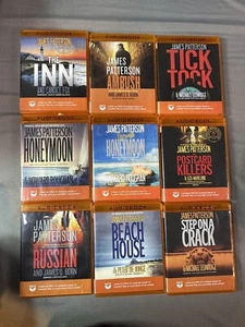 9 James Patterson Audiobook CD/ MP3 Lot **Thriller/Suspense - Picture 1 of 13