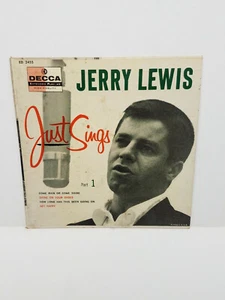 'Jerry Lewis Just Sings' by Jerry Lewis 7" EP Decca ED2455 GC RARE COLLECTIBLE - Foto 1 di 6