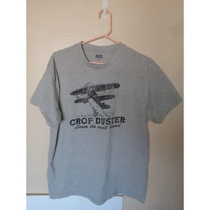 Unisex Crop Duster Novelty Tshirt Size XL - Picture 1 of 4
