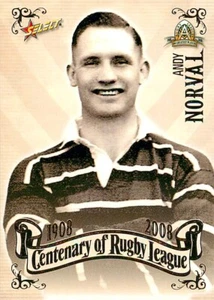 2008 SYDNEY ROOSTERS NRL Card ANDY NORVAL Centenary - Picture 1 of 2