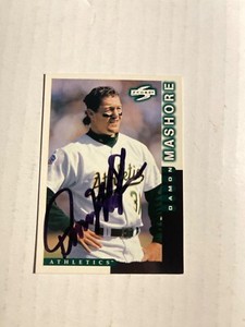 Oakland Athletics DAMON MASHORE Signed Card