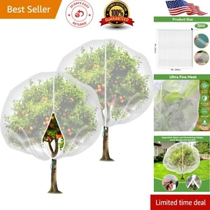 8x8FT Reusable Plant Netting - Ultimate Insect & Bird Protection for Gardens - Picture 1 of 8