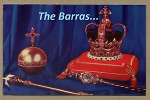 REGALIA CORONACIÓN Reliquias Reales Británicas. POSTAL VINTAGE - Imagen 1 de 2