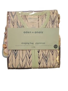 aden+anais Sleeping Bag Small 0-6M Indigo Trail Muslin Wearable Blanket in Blue - Picture 1 of 2