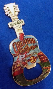 GUITARRA ABREBOTELLAS ORLANDO FLORIDA COCODRILO FACHADA EDIFICIO Hard Rock Café - Imagen 1 de 1