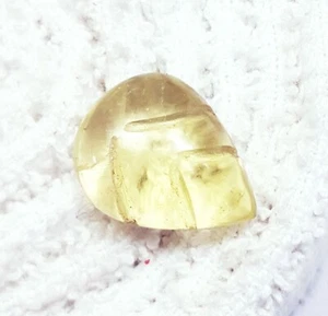 100 % natürlicher Zitronentopas 9,10 ct zertifiziert loser Edelstein Anhänger Größe - Bild 1 von 6