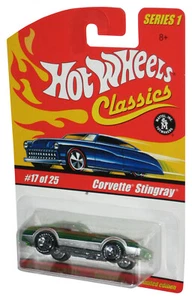 Hot Wheels Classics Series 1 (2004) Green Corvette Stingray Toy Car 17/25 - Picture 1 of 1