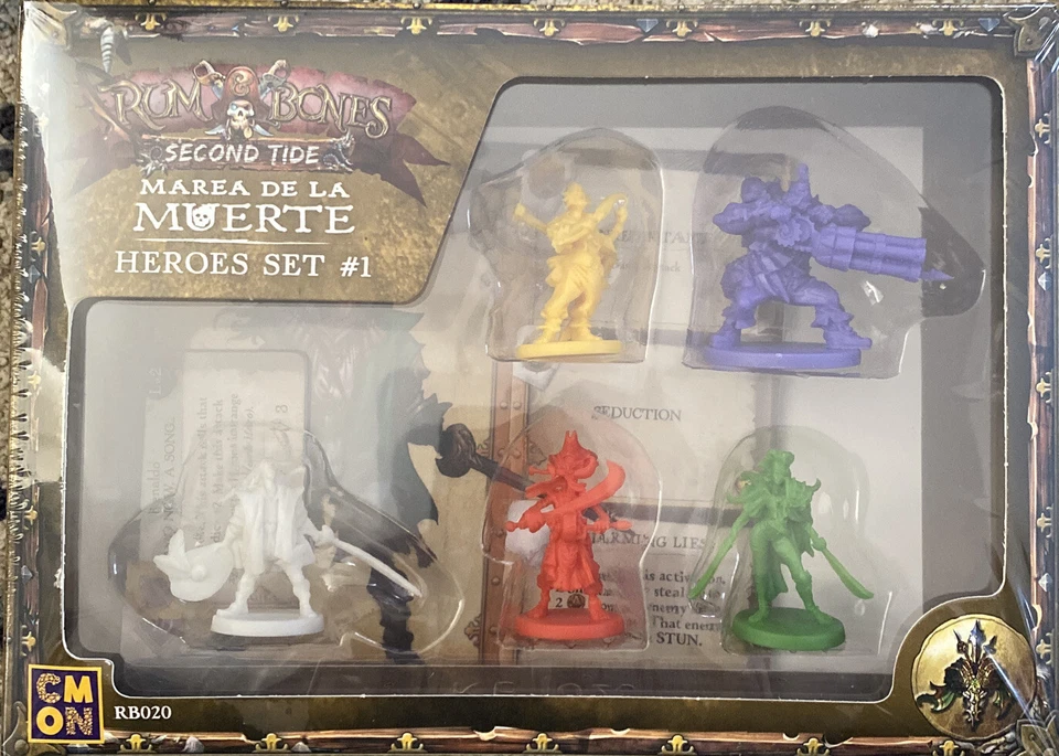 Rum and Bones: Second Tide - Marea De La Muerte Heroes Set #1 - Image 1 of 1
