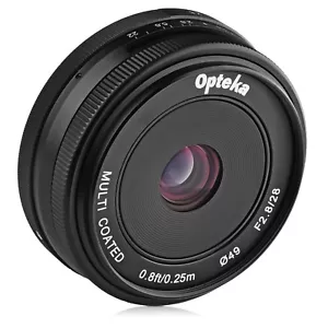 Opteka 28mm Wide Angle Lens for Olympus OM-D E-M10 M5 M1 M1X PEN PL9 PL8 PL7 PL6 - Picture 1 of 10