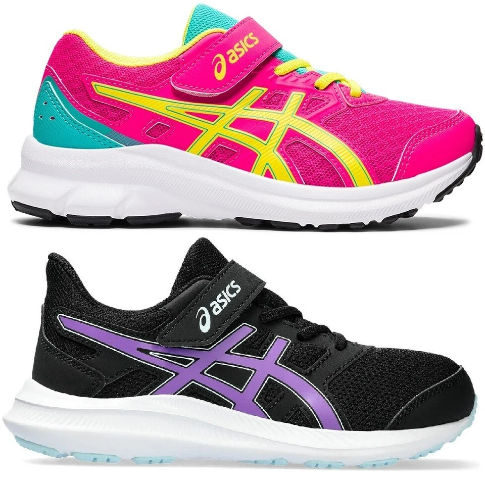 SCARPE BAMBINO ASICS JOLT 3 4 PS LYTE CLASSIC ROSA NERO CHILDREN SHOES - Imagen 1 de 1