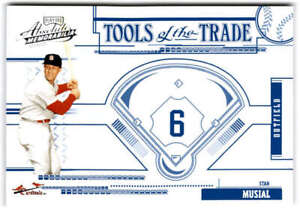 2005 Absolute Memorabilia Tools of the Trade Blue #TT-6 STAN MUSIAL /150 