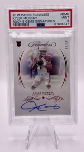 2019 Panini Flawless Kyler Murray Rookie Gems Signatures /20 Auto PSA 9