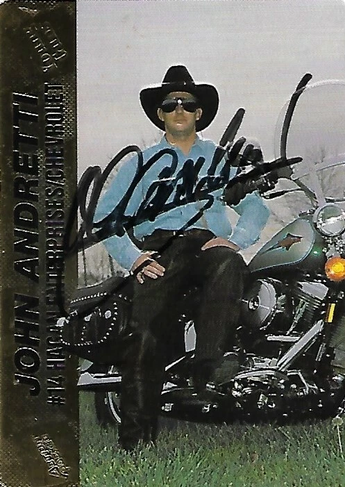 John Andretti signed 1994 ACTION PACKED trading card #51 NASCAR auto (Dec)ROOKIE - Image 1 of 1