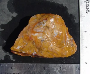 Ágata musgo dorado pequeño lapidario áspero 1317 - Imagen 1 de 9