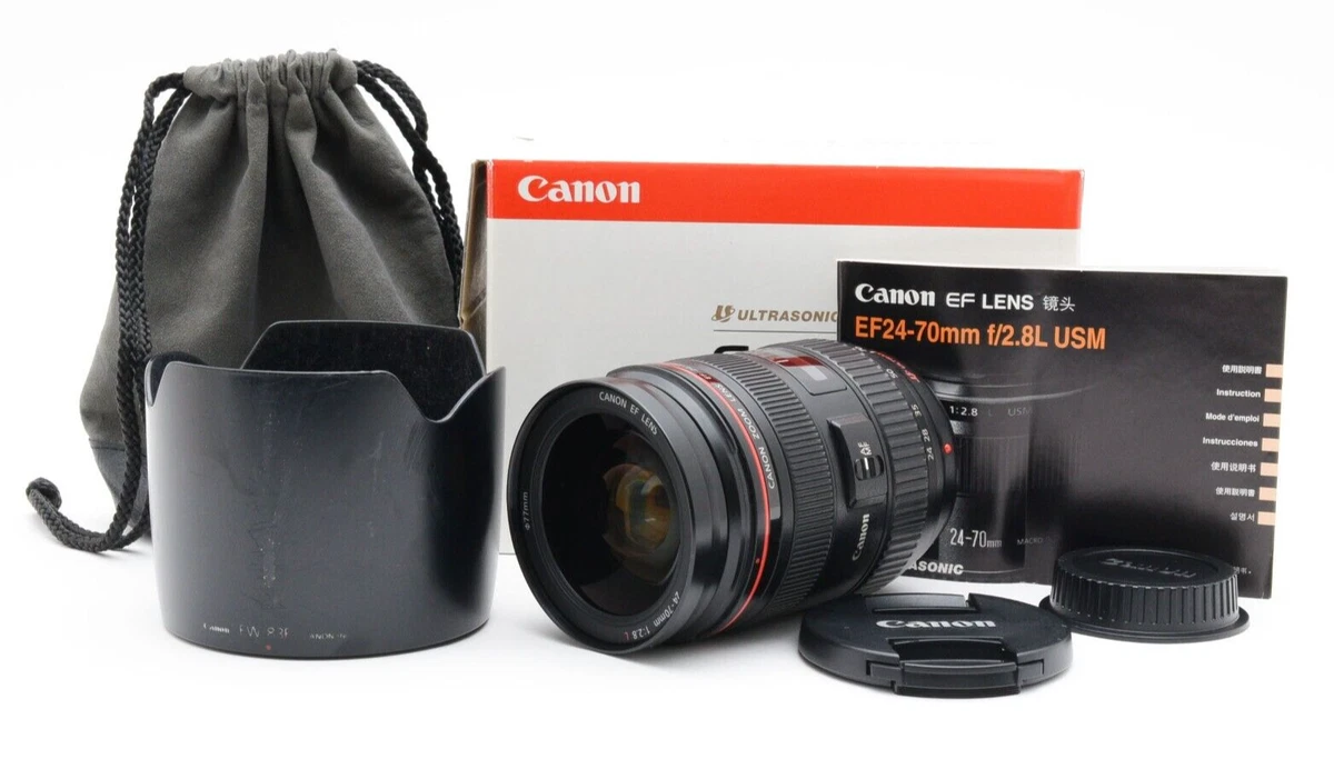 Canon EF f/2.8 Camera Lenses 24-70mm Focal for sale - eBay