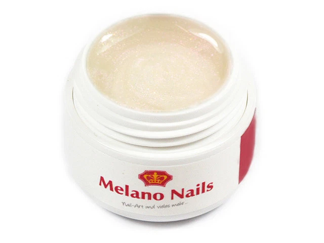 MELANO NAILS Effekt Shimmer UV Gel Made in Germany 5ml Edel Magic Rot