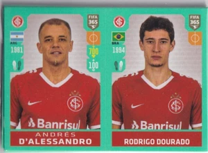 Panini Fifa 365 2020 Sticker Numéro 337 Andres D'Alessandro - Rodrigo Dourado - Picture 1 of 2