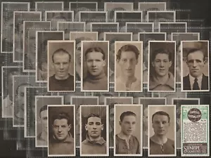 HILL (RJ)-FULL SET- FAMOUS FOOTBALLERS 1923 (BROWN 50 CARDS) ALL SCANNED - Picture 1 of 11