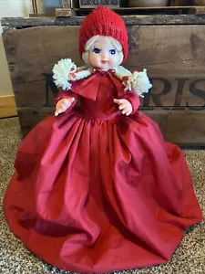Bambola 22" fatta a mano Cappuccetto Rosso Topsy Turvy Nonna Lupo 3 in 1 - Foto 1 di 11