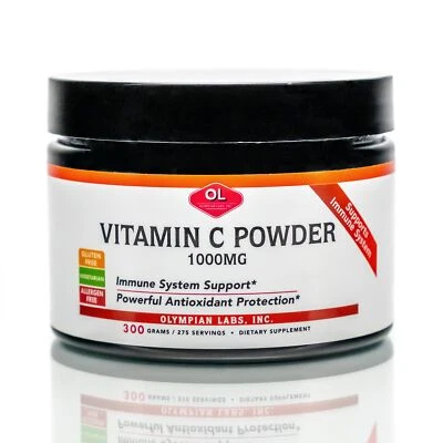 Polvo concentrado de vitamina C Olympian Labs 1000 mg 275 porciones sistema inmunológico... Foto 1 de 4