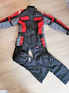 Motorradkleidung Damen rot/schwarz - Bild 1 von 8
