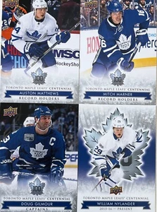 2017-18 UD Toronto Maple Leafs Centennial Base Card #1 - #200 Pick From List !! - Picture 1 of 198
