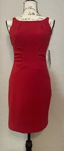 $65 NWT XOXO Red Dress Macy’s SZ: 3/4 - Picture 1 of 6