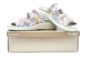 Sandalias mujer Semler Dunja T. 39 gris multicolor ancho H - Imagen 1 de 11