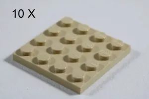 LEGO® Tan Plate 4 x 4 Design ID 3031 - Picture 1 of 12