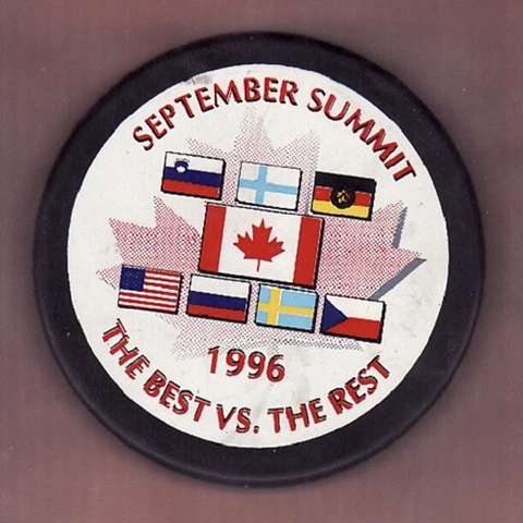 CANADA 1996 SEPTEMBER SUMMIT The BEST vs The REST PUCK - #sbrryhs Cover