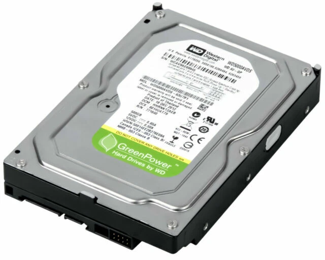 Western Digital AV-GP 500GB, Internal, 3.5" (WD5000AVDS) Hard Drive - Image 1 of 1
