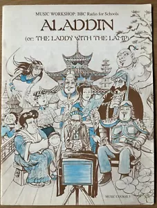 MUSIC WORKSHOP Aladdin BBC 1989 BOOKLET Radio For Schools Songbook - Picture 1 of 6