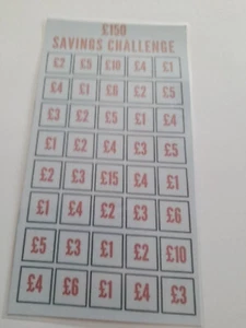 Laminated £150 savings card. - Imagen 1 de 1