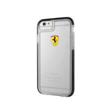Funda Ferrari para Apple iPhone 6/6S transparente con bordes endurecidos