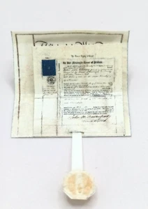 Puppenhaus Maßstab 1:12 Miniatur, Letzter Wille & Testament, 1875 - Bild 1 von 5