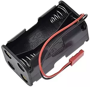 Support de batterie pour 4 x AA avec connexion JST | Bricolage, compact pour RC - Photo 1/6