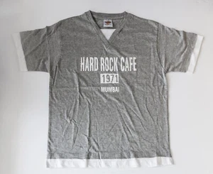 HARD ROCK CAFE MUMBAI WOMENS 2fer GRAY AND WHITE T-SHIRT - Picture 1 of 7