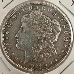 1921 P $1 Morgan Silver Dollar XF Philadelphia Mint Collector's Coin USA - Picture 1 of 3