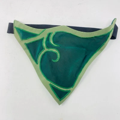 Adam & Eve Mens Triangle Loincloth Flap Costume Green Velvet Elastic Waist New - Изображение 1 из 3