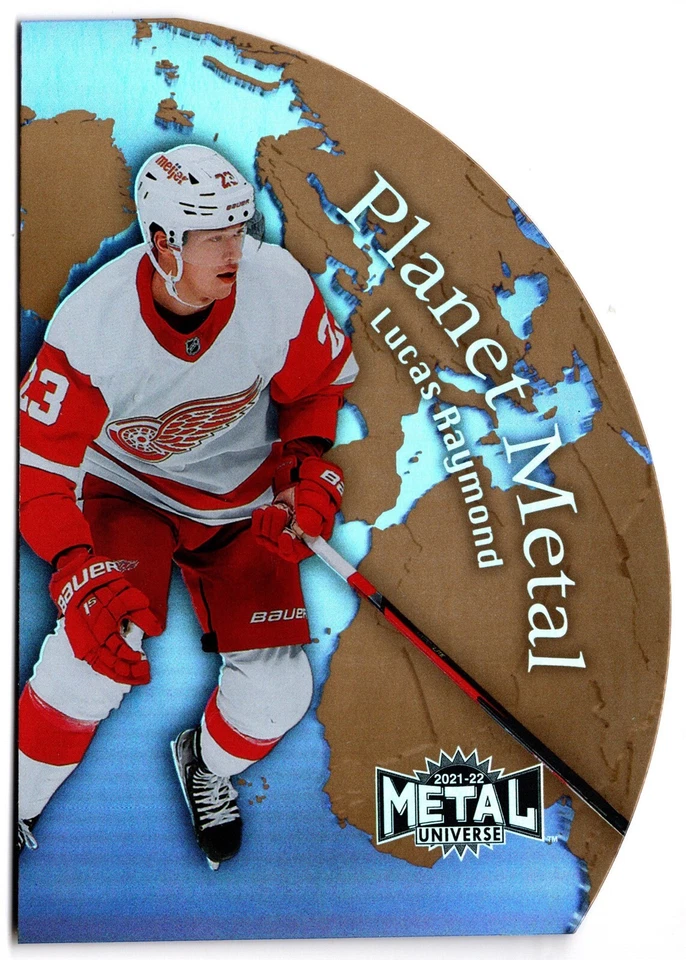 2021-22 Upper Deck Skybox Metal Universe Planet Gold LUCAS RAYMOND PM-6 Wings RC - Image 1 of 1