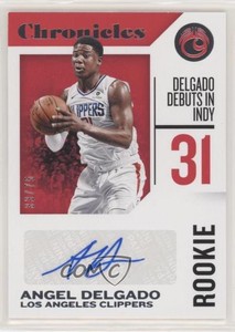 2018-19 Panini Chronicles Signatures /75 Angel Delgado #RC-ADG Rookie Auto RC