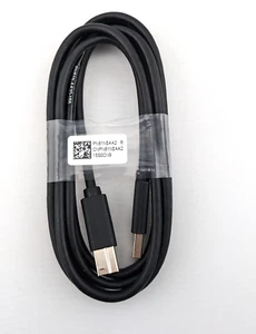 Dell PN81N USB 3.0 Type A to B Cable Black (6 Foot) Monitor Dock New - Picture 1 of 4