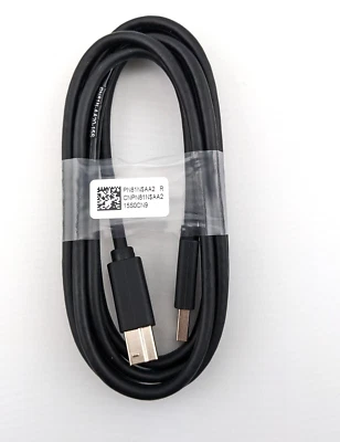 Dell PN81N USB 3.0 Type A to B Cable Black (6 Foot) Monitor Dock New - Image 1 of 4