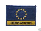 🙂 🙂 patch drapeau brodé de l'Union européenne - fer à repasser ou à coudre