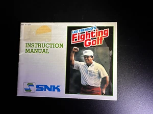 Lee Trevino's Fighting Golf Nintendo NES Manual ONLY - AUTHENTIC! - Picture 1 of 2