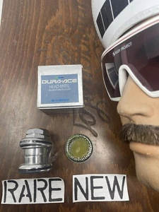 Vintage NOS Shimano HP 7400 Headset Silver BC1 Thread RARE - Picture 1 of 9