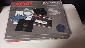 Stampa vintage Okidata 20 Plug'N per computer IBM - Foto 1 di 12